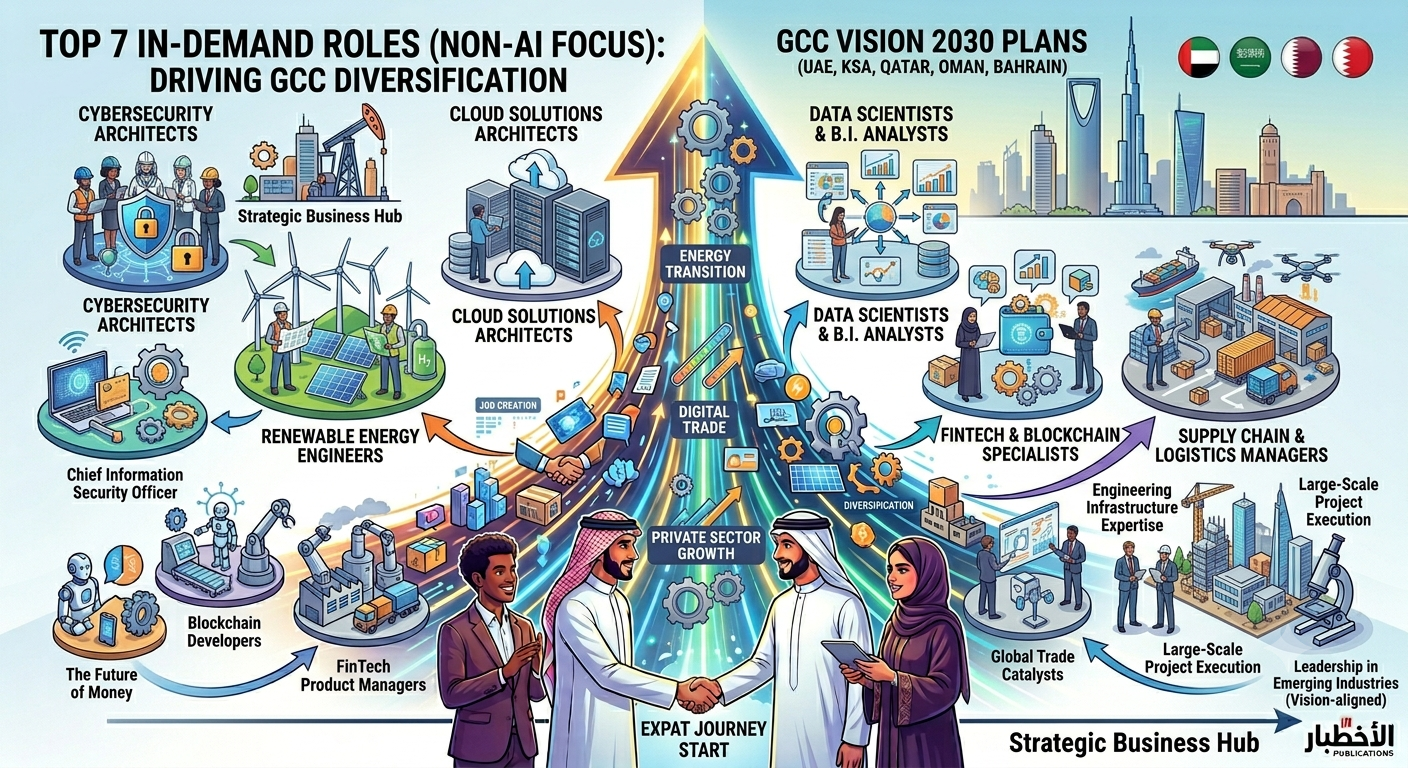 Top 7 In-Demand Roles: AI experts, Cybersecurity, Renewable Energy in Gulf
